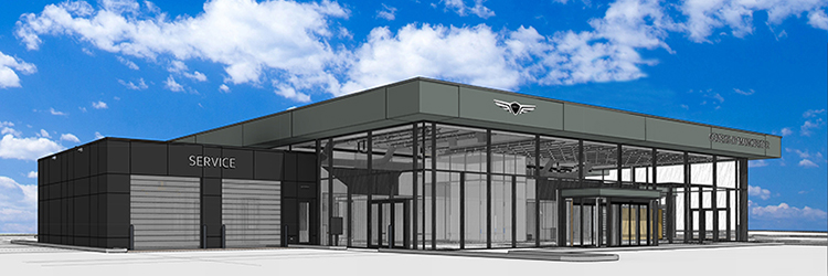 NNE Featured Project: Fulcrum Associates constructing new 36,000 s/f Genesis of Manchester dealership for AutoFair Automotive